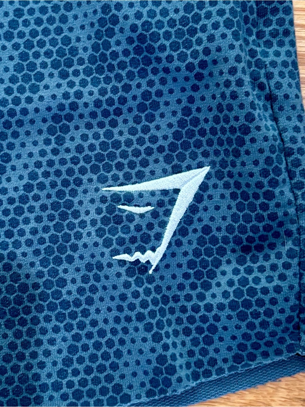 Gymshark Men's Blue Athletic Shorts Size M Elastic Waist Drawstring - Picture 2 of 6